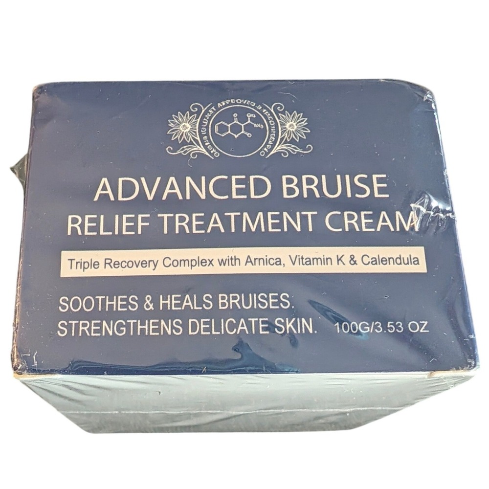 Advanced Bruise Relief Treatment Healing Cream Arnica Vitamin K Calendula 3.53oz